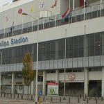 Persroosters van Las-Pers Philips stadion in Eindhoven